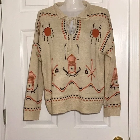 Wanna B Halloween Inspired Sweater Size S - Picture 2 of 11